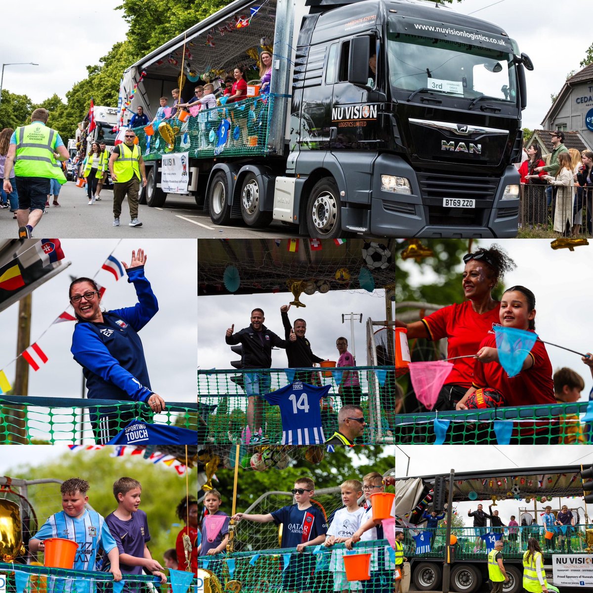 BoroughJfc's tweet photo. Boro Juniors had their first Carnival Float thanks to @NuVisionLtd 💙🚛🎉 They won the chairman’s 1st place and Mayors 3rd overall 🏆 Fantastic results and an outstanding effort from all involved. So much happening for the Juniors next season! #uptbeboro 💙 https://t.co/LNI0kT08Vd