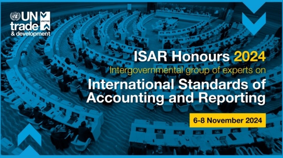 Submit your application for ISAR Honours 2024!
ISAR Honours recognizes initiatives that promote company sustainability reporting at national and international level. Deadline for applications is 15 June 2024.
Learn more at unctad.org/isar/isar-hono…