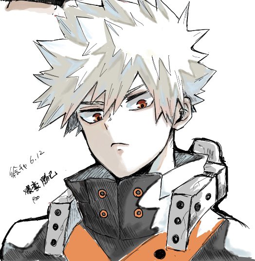 爆豪勝己 「絵チャお邪魔してきた! 」|蒼▽💥低浮上気味のイラスト