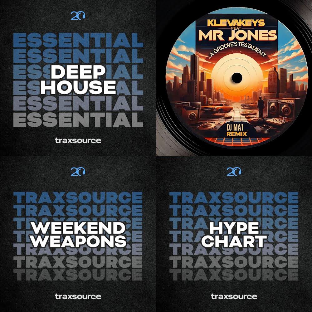 Big ups to <a href="/traxsource/">Traxsource</a> for charting the new release feat Mr Jones - A Groove’s Testament featuring a remix from <a href="/djma1/">MA1</a>. Out Now. 🔥 traxsource.com/title/2270892/…