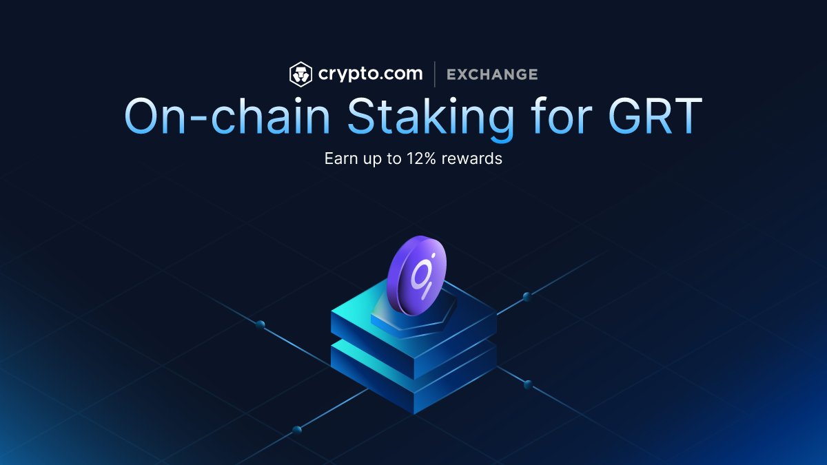 GRT is now available for On-Chain Staking on the https://t.co/A7lhUEyoao  Exchange! Easily put your idle assets to work 💰 ✔️ Receive token rewards  of up to 12% ✔️ Support the @GraphProtocol Blockchain