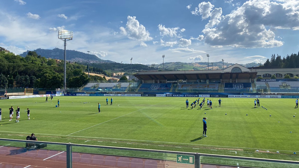 Another glorious evening in San Marino who are hoping to end their painfully long winless streak. Even a draw would be a good morale boost ahead of games against Gibraltar, Liechtenstein and Moldova in the second half of the year. Forza Titani! 🇸🇲