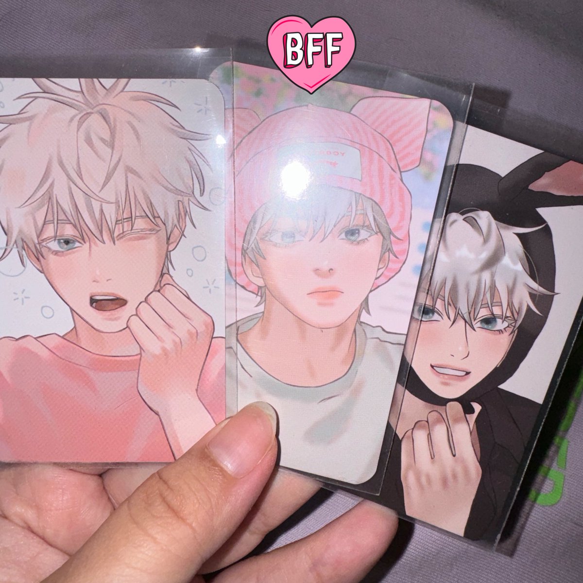 ploylistore's tweet image. สุ่ม แจก การ์ด โกะโจ 3 ใบ ค่ะ 🥺🫶🏻💗
✨✨ แจกการ์ด+ส่งฟรีemsให้เลยค่ะ ✨✨
-⭐️ กติกาฝากรีทวิตขายกระเป๋าเหรียญโกะเกะ,เกะโกะใต้ทวิตนี้ก็พอค้าบ ⭐️-
#ตลาดนัดจจส #ตลาดนัดjjk