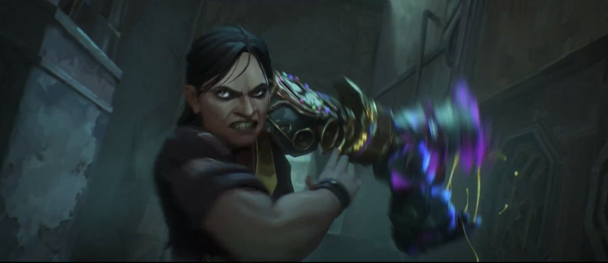 Sevikasproperty's tweet photo. SEVIKA WITH HER NEW ARM??? #arcane #sevikaarcane https://t.co/dy1P2XEKxx