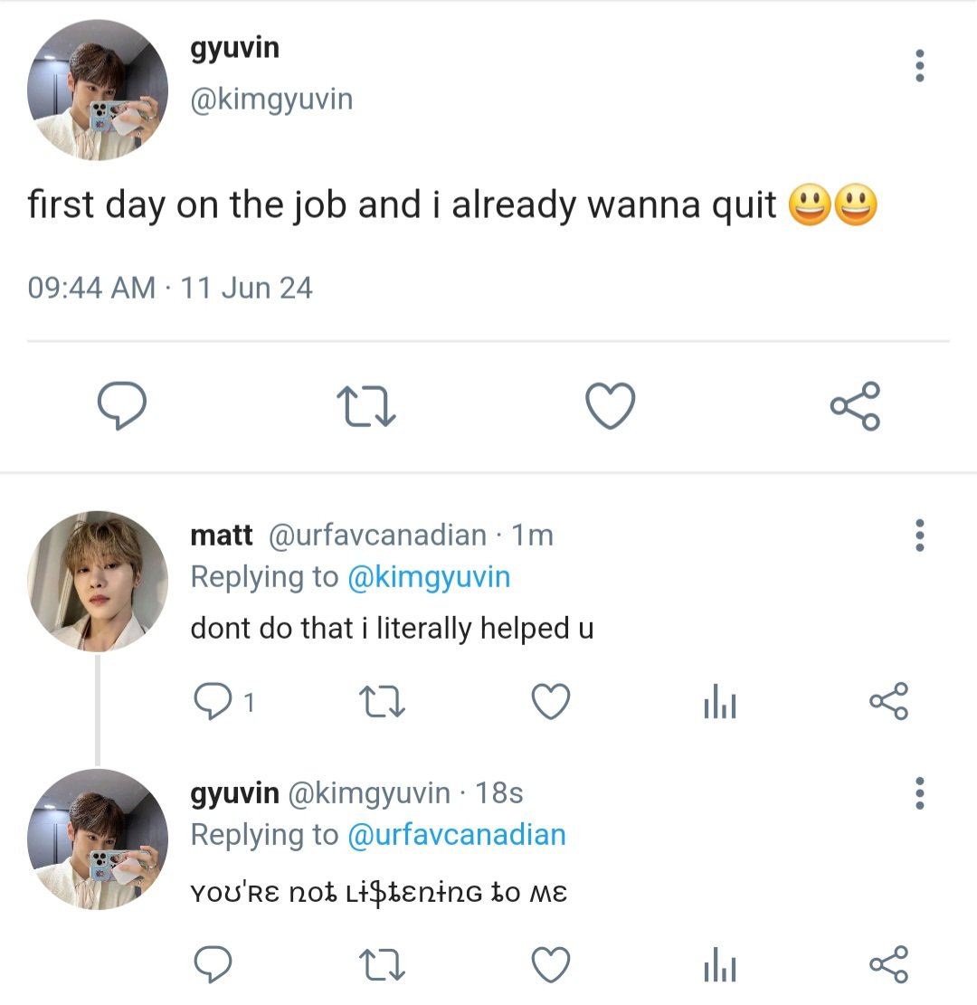 bubblehao's tweet photo. #gyubrik socmed au where introverted ricky goes on a date to a korean bbq and finds his ex, gyuvin, who is their waiter https://t.co/UysdBG79if