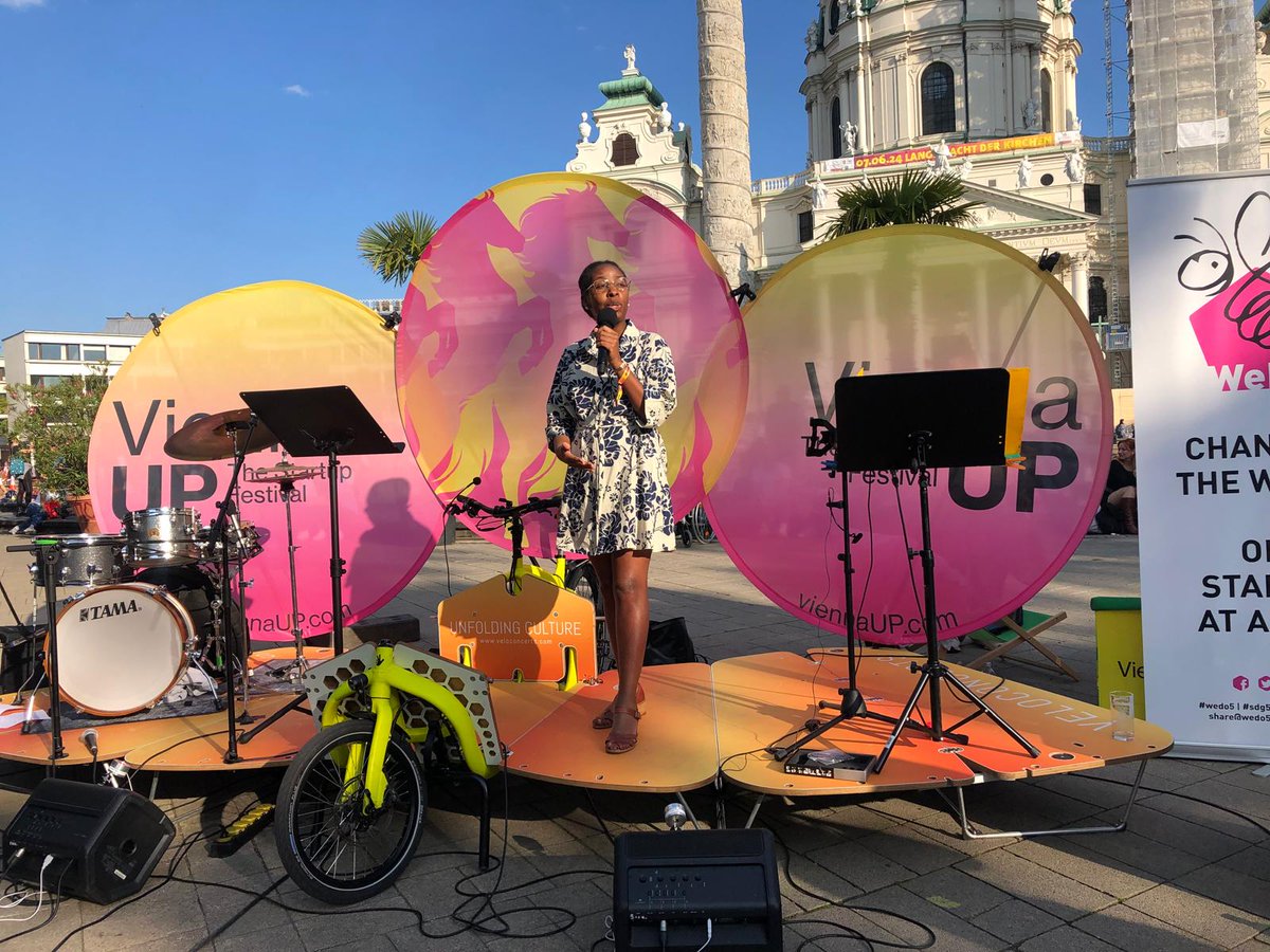 Last week our founder, <a href="/Miss_Faru/">Leyla F Karaha</a> attended her first #ViennaUp and pitched KPesa at the homebase with the help from <a href="/WeDO5_Vienna/">WeDO5</a> team

Thanks Vienna Business Agency team for the invite to visit Vienna!