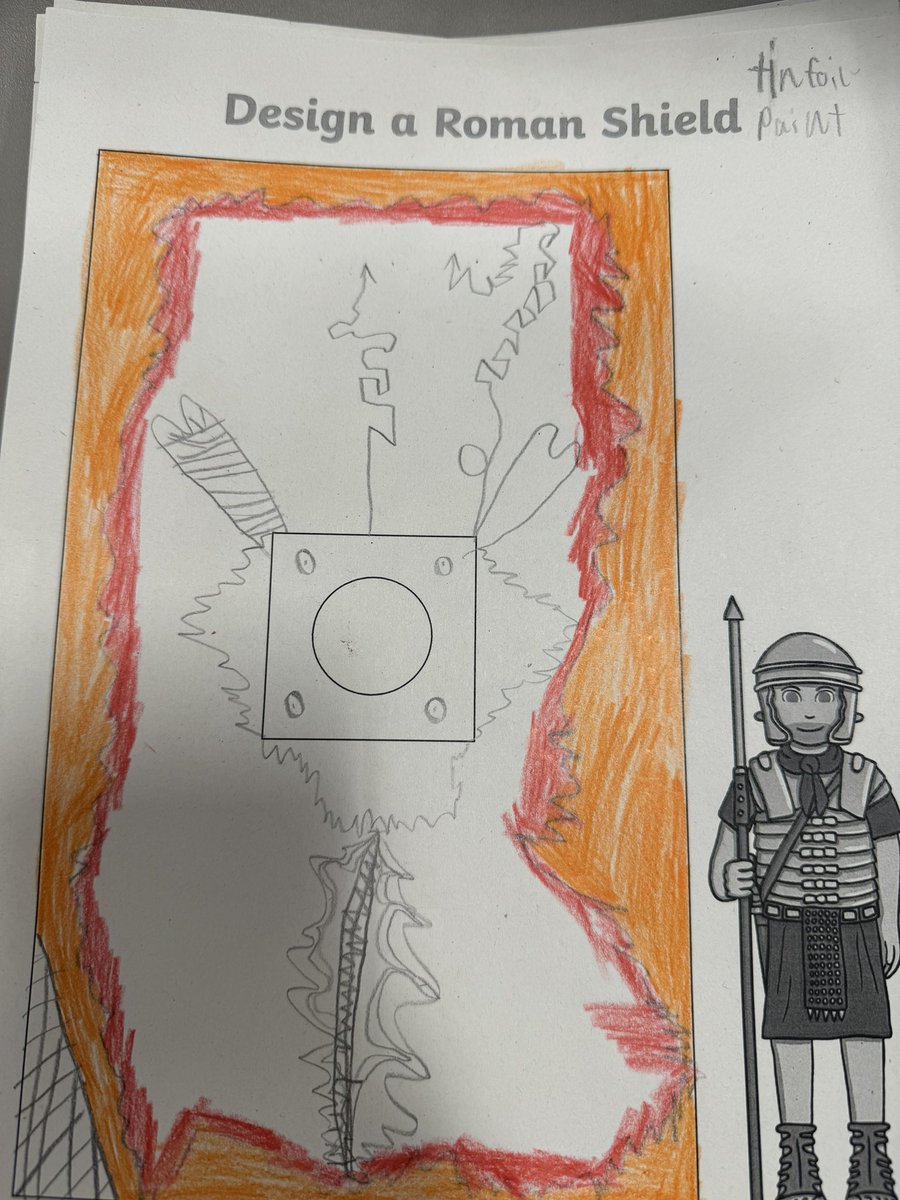 We have really been enjoying doing our Roman Mosiac art! 🖼️ 
We also started to design our Roman shields 🛡️ so we can start making them next week! 
We turned our story maps into comic strips and continued looking at ways to read and represent data! 📊 <a href="/BrunstanePS/">Brunstane PS</a> #creativity