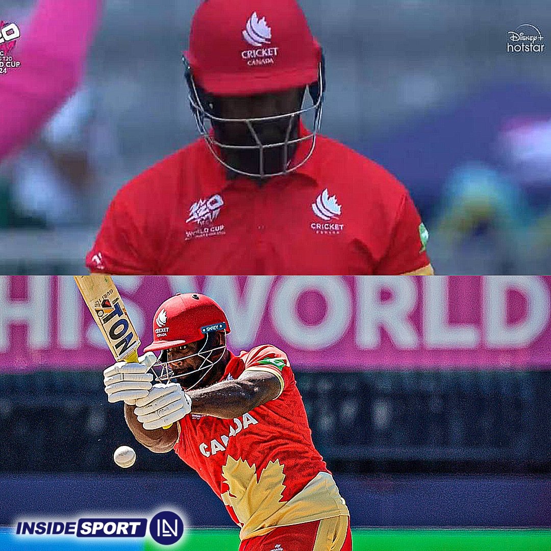 InsideSportIND's tweet photo. A solid FIFTY comes up from Aaron Johnson 

📷:- Disney+ Hotstar 

#AJohnson #PAKvCAN #T20WC2024 #Insidesport #Crickettwitter https://t.co/A7kRB0DQob
