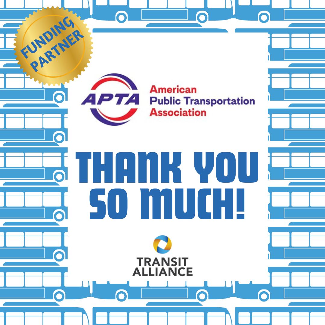 We are honored to be a recipient of APTA’s Coalition Grant. Improving access to opportunities means improving our transit and mobility. The best way to do that is by connecting with communities.