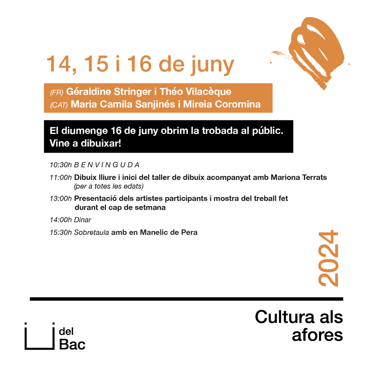 UdelBac's tweet photo. Aquest cap de setmana tornem a fer la Trobada transfronterera de dibuix de muntanya!
Vine a dibuixar el diumenge 16 de juny!
Dinar i sobretaula amb en Manelic de Pera!
Si vols venir, reserva a udelbac@gmail.com / 619438998!
Més info a: https://t.co/LOpdvPkF5R
#dibuixdemuntanya https://t.co/PHcKiSufK3