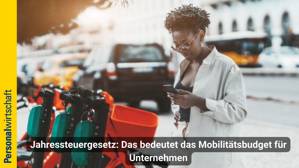 Im #Jahressteuergesetz 2024 ist eine pauschale Versteuerung von Mobilitätsbudgets vorgesehen. Wir zeigen, warum das nur bedingt eine Vereinfachung bedeutet und wie sich #HR darauf einstellen kann. personalwirtschaft.de/news/hr-organi…