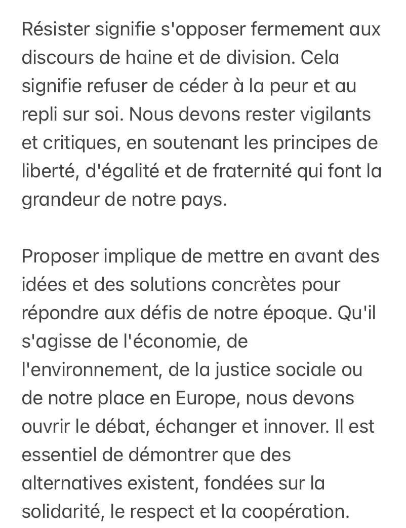 Am_Mcko's tweet photo. La situation de notre pays, nous appelle à prendre nos responsabilités comme jamais auparavant. Aujourd'hui, les extrêmes sont aux portes du pouvoir, menaçant de remettre en question les valeurs fondamentales de notre République.
Ensemble, résistons, proposons, agissons. https://t.co/bpQHDHGUZH