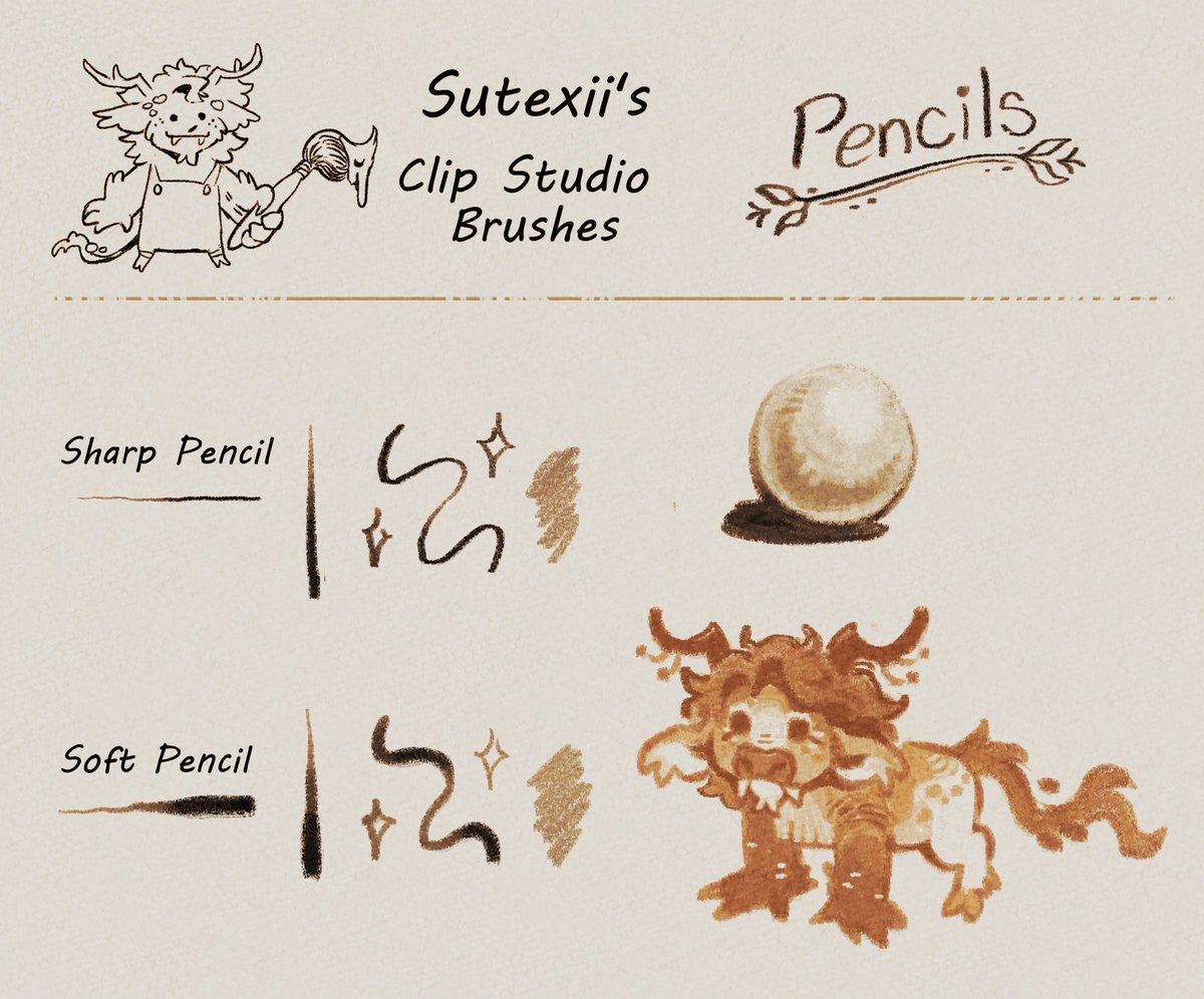 sutexiiart's tweet photo. Pencil brushes for yall ✨
free // pwyw 
https://t.co/b759atVIBb https://t.co/vjqLvC0pJy
