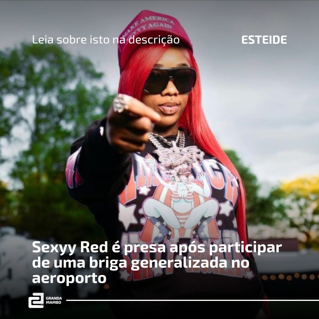 Granda_Mambo's tweet photo. Sexyy Red é presa após participar de uma briga generalizada no aeroporto
Leia mais aqui: https://t.co/fr2D0Fw9MV
Autor: @Mauzeneniv
#GRANDAMAMBO https://t.co/SVmwmOMLqI