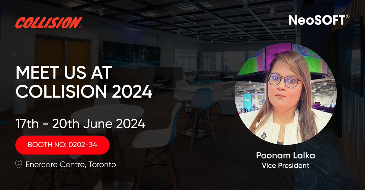 Team <a href="/NeoSOFT/">Neosoft</a> is gearing up for <a href="/CollisionHQ/">Collision Conf</a> Conf! Hoping to get through and meet-up with all of you in person.
#Canada #ontario #montreal #quebec #ottawa #vancouver #calgary #digitaltransformation #fintech #healthcare #ai #ml #neosoft #collision #collisionconf #collisionconf2024