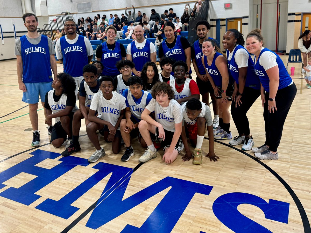 Holmes MS-FCPS (@holmesms_fcps) on Twitter photo When the teachers school the students on the court. 🏀🍎The staff v. student basketball games were so much fun!! #SchoolIsStillInSession #TeachersWin #OneMoreDayToGo <a href="/FCPSRegion6/">FCPS Region 6</a> When the teachers school the students on the court. 🏀🍎The staff v. student basketball games were so much fun!! #SchoolIsStillInSession #TeachersWin #OneMoreDayToGo <a href="/FCPSRegion6/">FCPS Region 6</a>