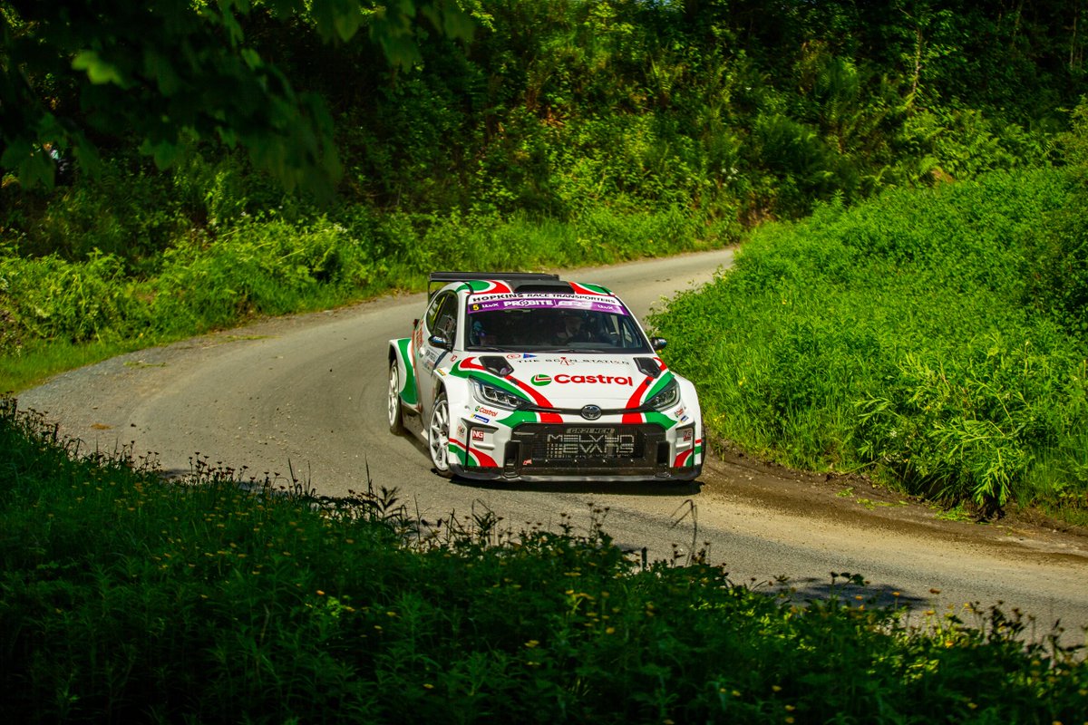 Castrol's tweet photo. Confirmed for the Nicky Grist Stages ✅

@TheMeirionEvans and Chris Ingram will be taking on the exciting event in Wales next month and, for the first time this year, the Castrol MEM Rally Team will field two Toyota Yaris Rally2 cars.

We can't wait to see how they get on! 💪 https://t.co/mWoaJ1JD9X