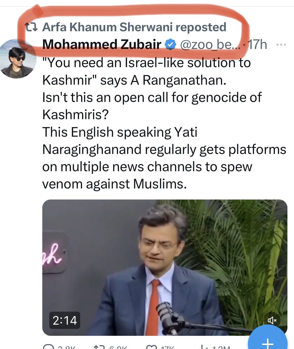 MajorPoonia's tweet photo. First they both tried to eliminate Ms @NupurSharmaBJP …Now their new target is @ARanganathan72 
They both are more dangerous than terrorists with guns….it’s Fact ! https://t.co/WLuPXnkMtJ