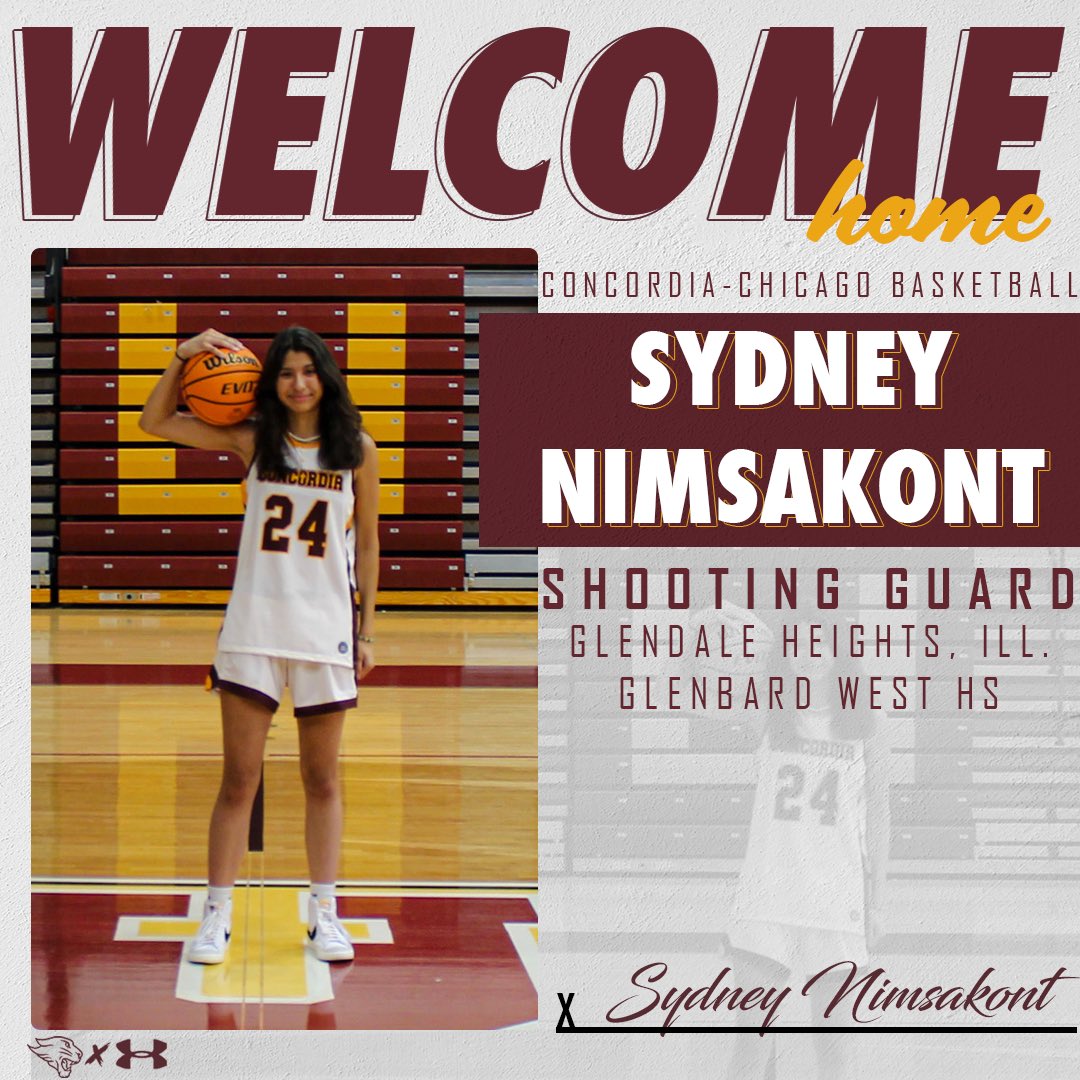 𝙂𝙪𝙚𝙨𝙨 𝙒𝙝𝙖𝙩…

We’ve got ANOTHER new Cougar to add to the family for this season! 

Meet our shooting guard from Glendale Heights, Illinois. 

Welcome to the CUC Family Sydney Nimsakont!!