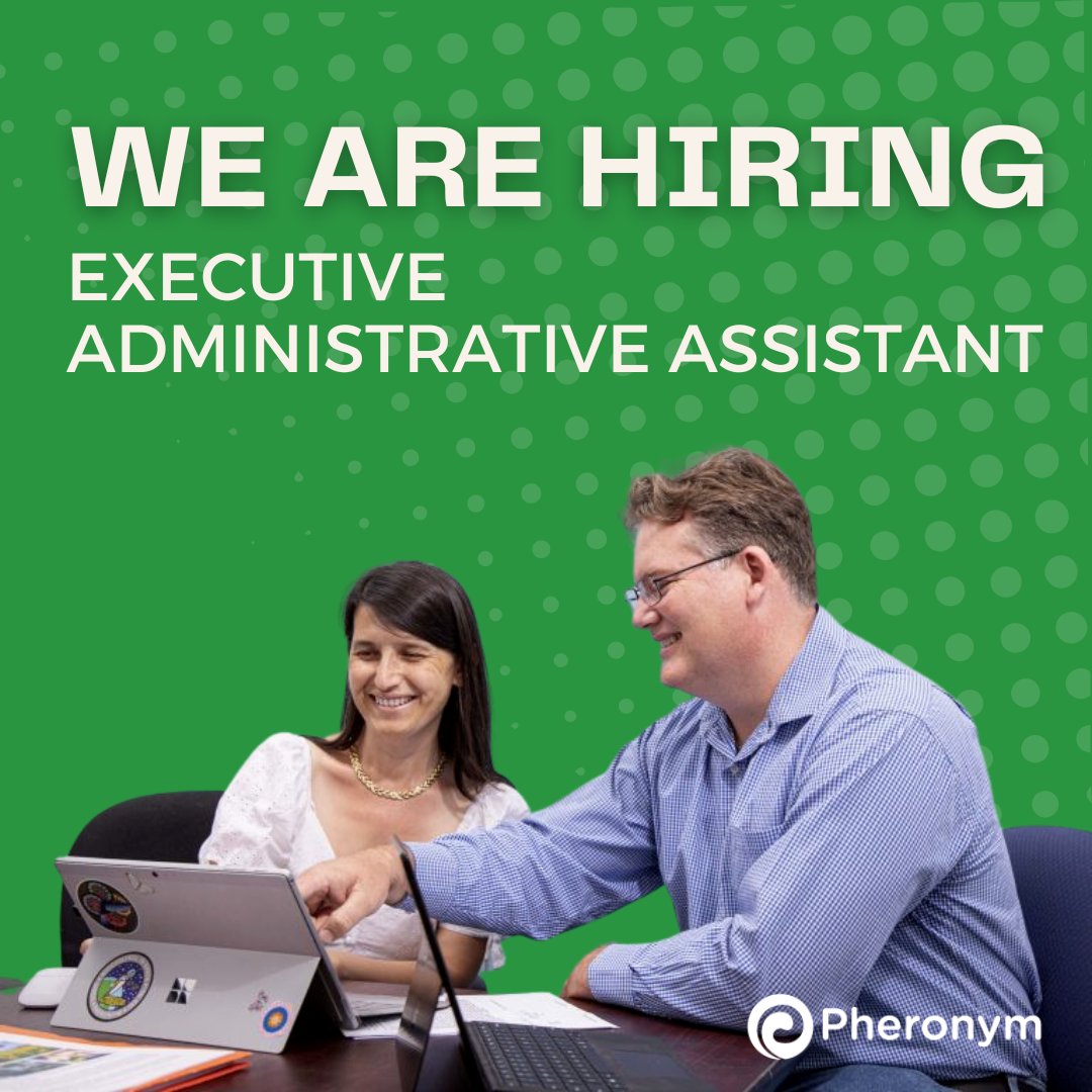 pheronym's tweet photo. We are #hiring π± We are looking for a part-time Executive Administrative Assistant to provide administrative support and assist with managing daily operations at Pheronym.
Interested? APPLY HERE β‘οΈ https://t.co/y8CALKoUMM
#execadmin #adminsupport https://t.co/I0enyEHOJb