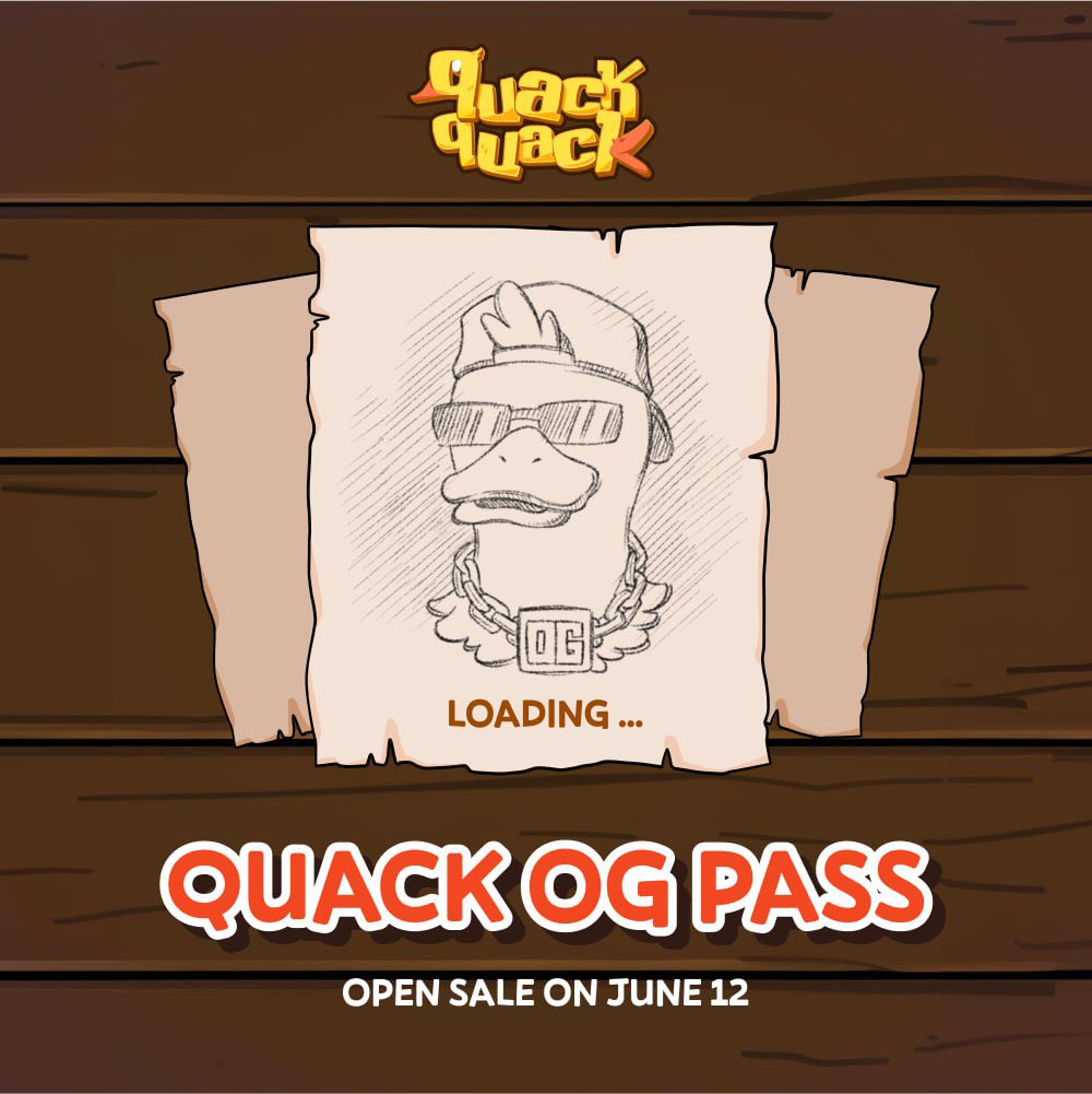 WeQuackQuack's tweet photo. 🚨 QuackQuack OG PASS #NFT SALE TOMORROW 🚨

Don't miss your chance to get on the next stage of QuackQuack - entering the #DeFi ecosystem! Save the date and time tomorrow! 🗓️

📜 Rules and Schedule:

🕑 14:00 UTC - Round 1: Whitelist for Badge Week 2 Owners
- FCFS - 100 NFTs at 1.5 $TON then 200 NFTs at 3 $TON

🕒 14:15 UTC - Round 2: Whitelist for Badge Week 1 Owners
- FCFS - Remaining NFTs from Round 1 then 300 NFTs at 4.5 $TON

🕟 14:30 UTC - Round 3: Public Round 
- FCFS - Remaining NFTs from Round 1&2 then 400 NFTs at 6 $TON

Note: Each account can only buy 1 NFT 

Set your alarms and get ready to grab your #QuackQuack OG PASS NFT! 🎟️🦆