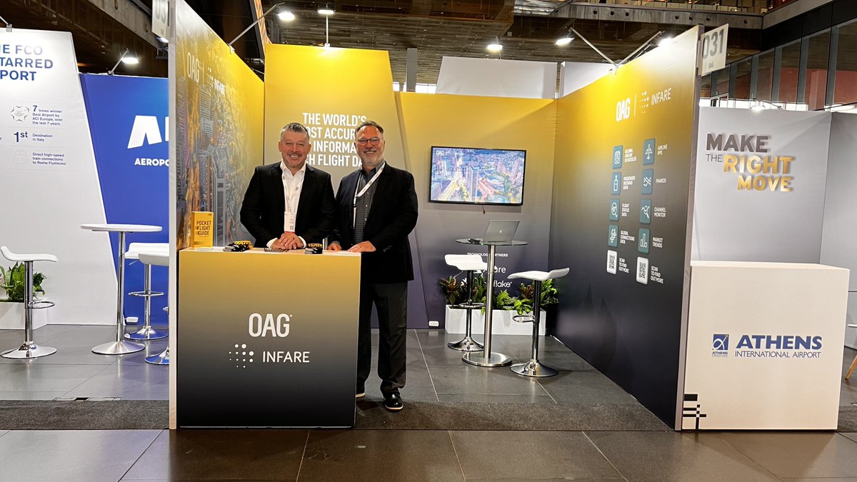 OAG_Aviation's tweet photo. We're excited to be attending @IATA's 154th Slot Conference in Bogotá, Colombia this week to meet with members of the global airline community and discuss our range of data solutions.
Come and see us at Booth 31!
#IATA #SlotConference https://t.co/YDFpe5x1oq