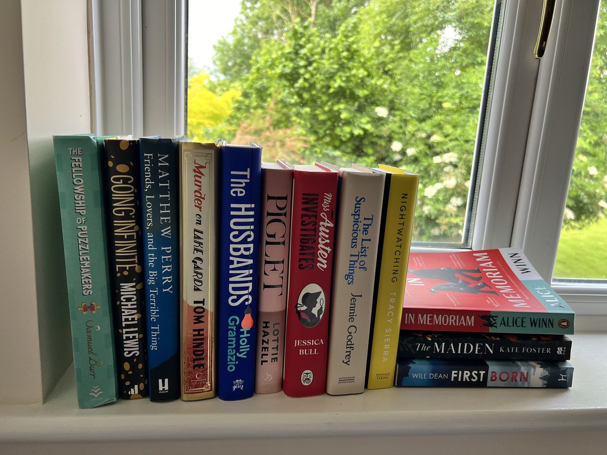 I was aiming for a book a month in 2024. Oops! Might have already done that!Enjoyed everyone of them for different reasons. All of them have been a recommendation from here and all purchased from Independent book shops. 

#booktwitter