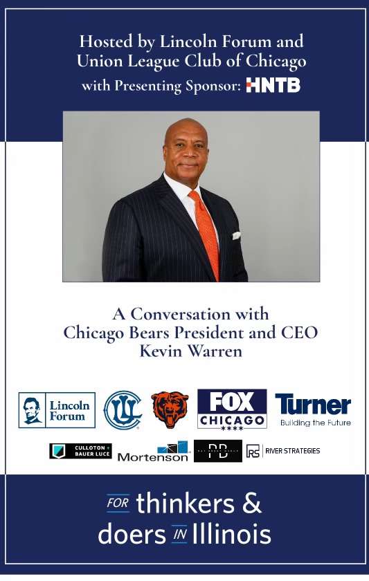 If you didn't get a ticket to our event today with Kevin Warren, President &amp; CEO of the <a href="/ChicagoBears/">Chicago Bears</a>  - you can watch LIVE on FOX32Chicago.com beginning at 12:20pm today.
