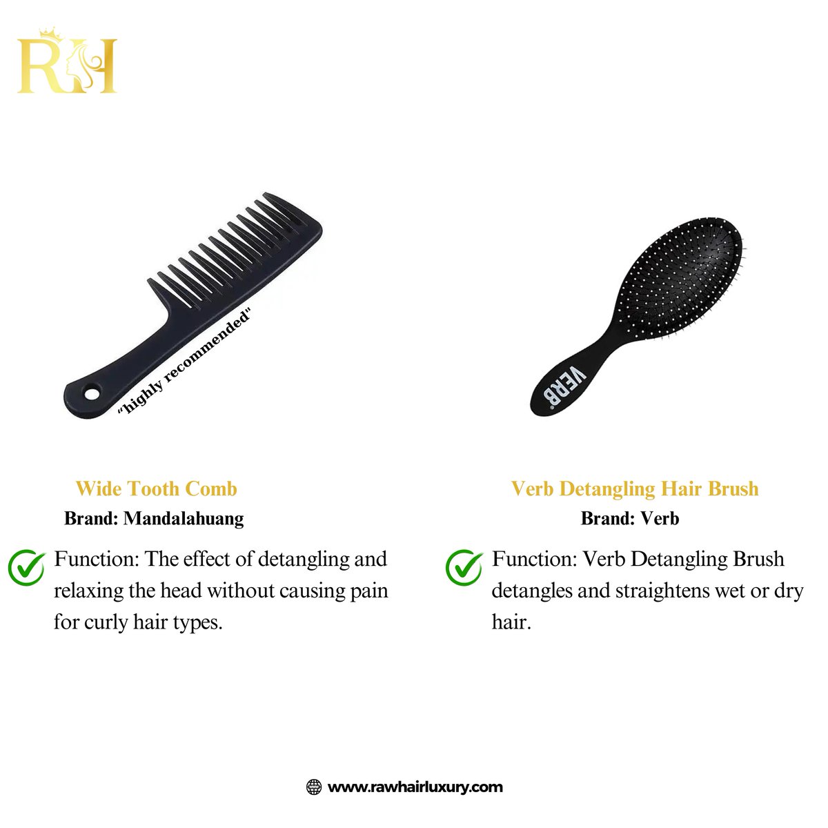 Rawhairluxury's tweet image. Enhance your hair care routine with a specialized comb set. These tools help you gently detangle and make your hair healthier! Treat yourself to natural luxury.                                                                 
#rawhairluxury #rawhair #machineweft