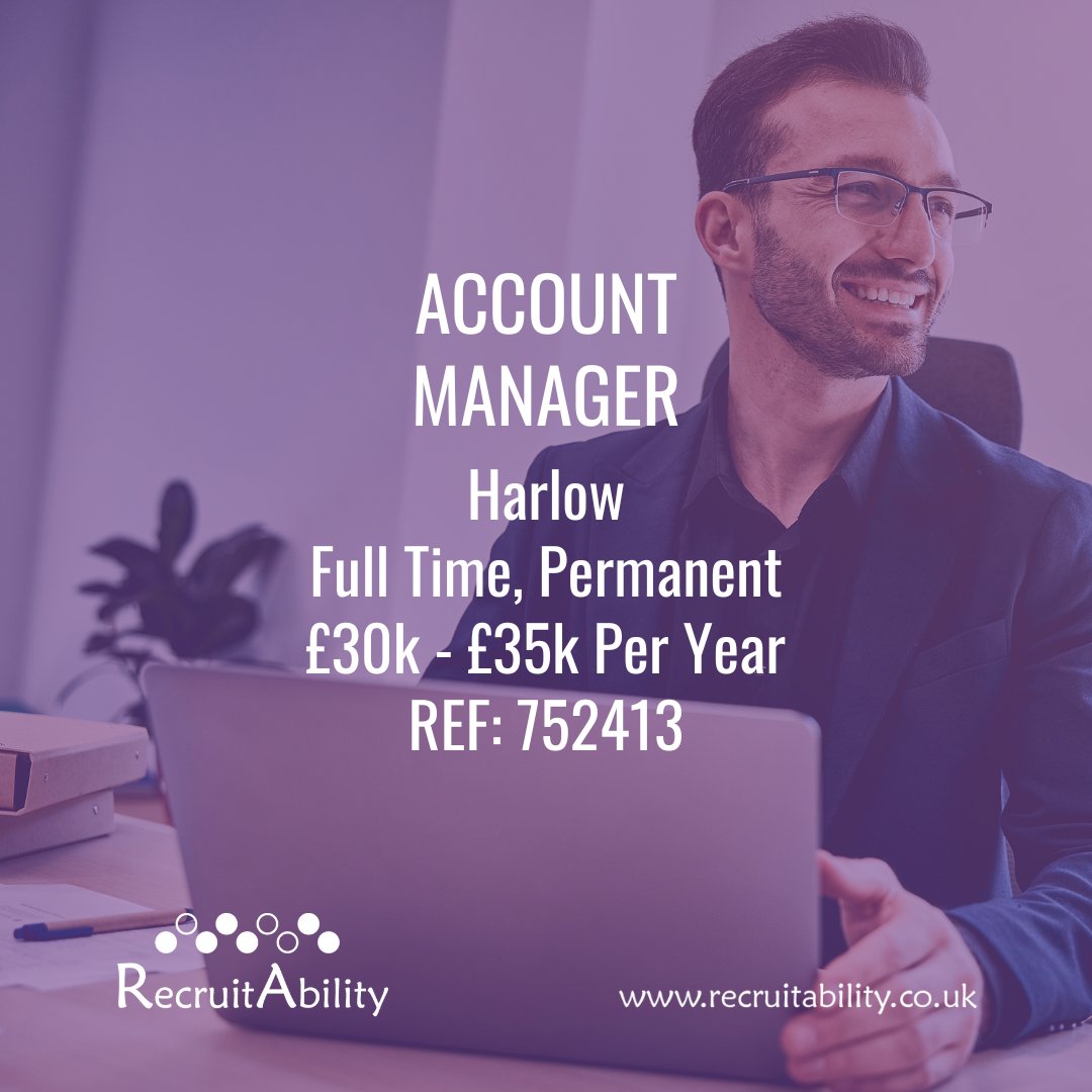 A great opportunity to join a successful business and grow your career. You will be using your Account Management skills to upsell their electrical goods to the organisations warm client base &amp; key customers, eventually moving into management. Apply today: recruitability.co.uk/job/account-ma…