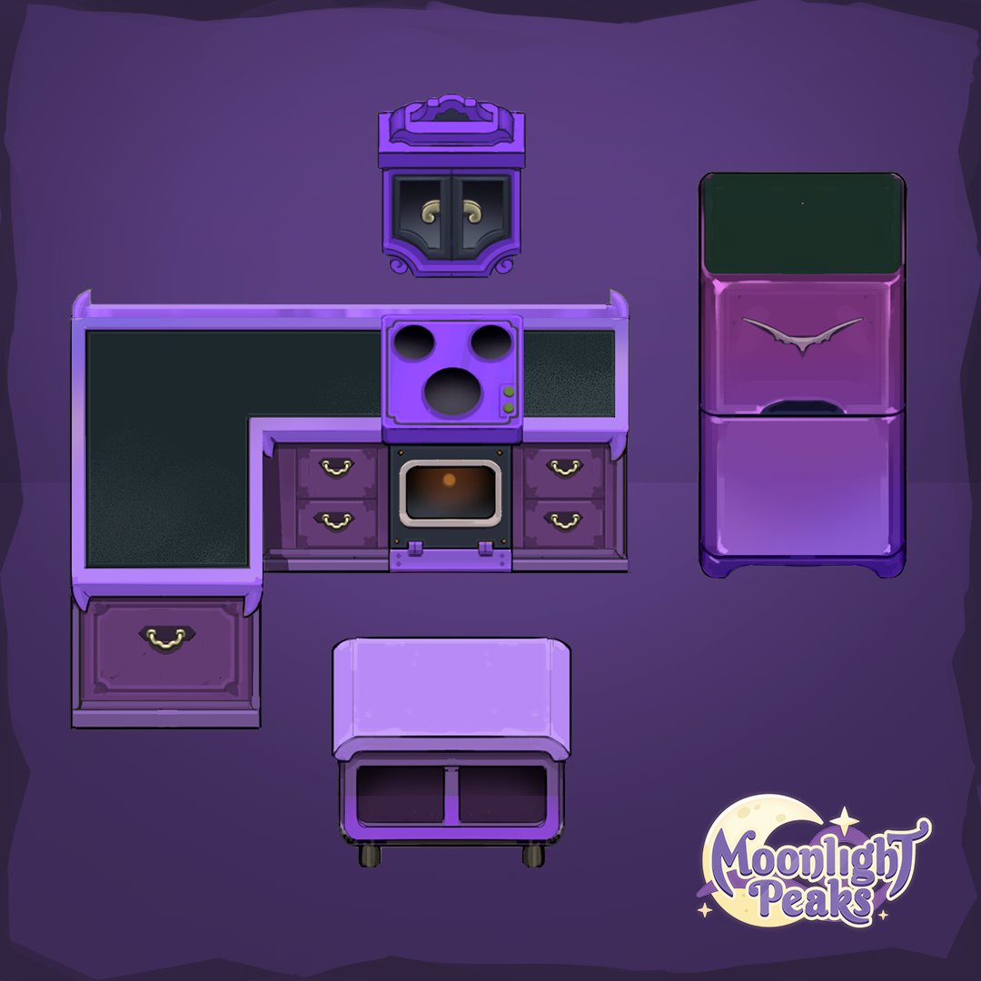 Moonlight Peaks - Wishlist Now! 💜 tweet media