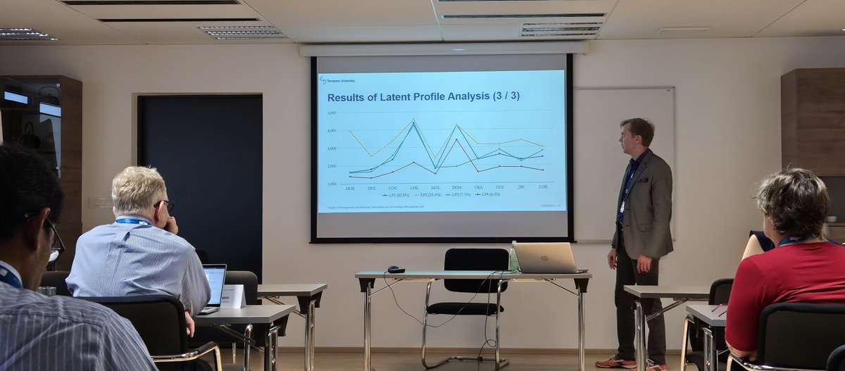 Markus Makkonen in <a href="/BledConference/">38th Bled eConference, June 8 - 11, 2025, Bled, SI</a>  presenting paper “The Use of #Neutralisation #Techniques in the Context of #Responsible #Online #Shopping: A #Latent #Profile #Analysis” co-authored with L.Frank, M.Holkkola &amp; <a href="/PaananenTiina/">-</a> .

Link to the paper: lnkd.in/dxh2vqFi