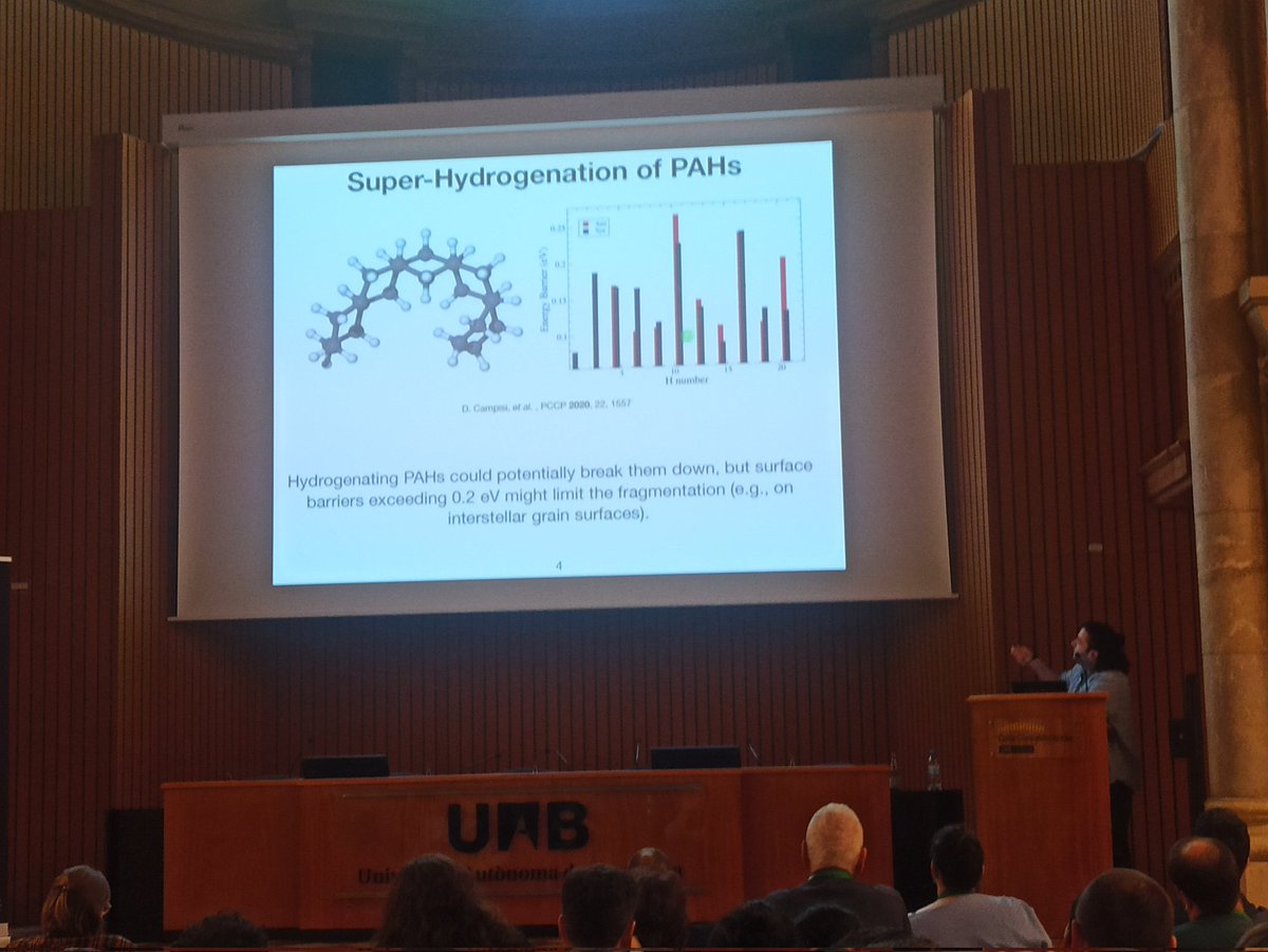 Last talks of the day by Elettra Piacentino, <a href="/giani_lisa/">Lisa Giani</a>, and <a href="/dariocampisi/">Dario Campisi</a>! 

#QuantumGrainWorkshop #QuantumGrain #Astrochemistry #CompChem