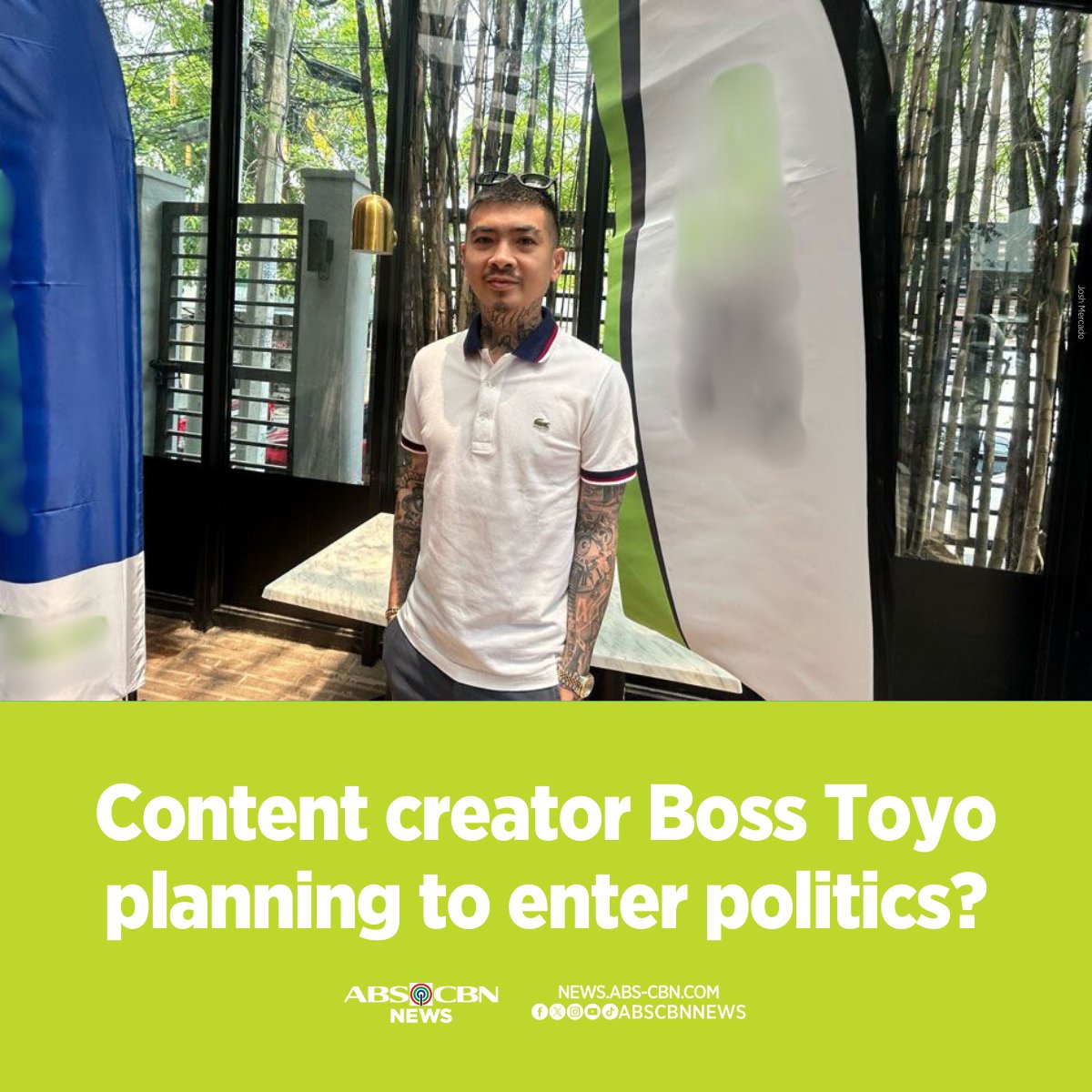 ABSCBNNews's tweet photo. Is Boss Toyo trading his pawn shop for a political career?

The content creator, known for his popular “Pinoy Pawnstars” vlog series, opens up about potentially entering politics.

READ: https://t.co/B3q4VtRp7G https://t.co/svL3YviYgj