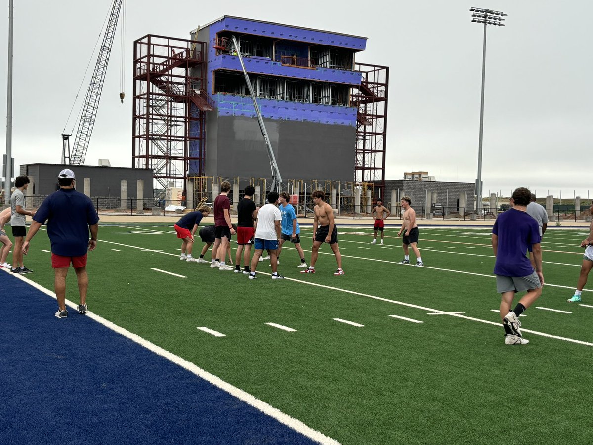 AthleticsLCP's tweet photo. .@LibertyFB_LCP Liberty Performance Camp, day 2. Champions under construction! #LCPfamily #BetterTogether https://t.co/pFb9IiAJn0