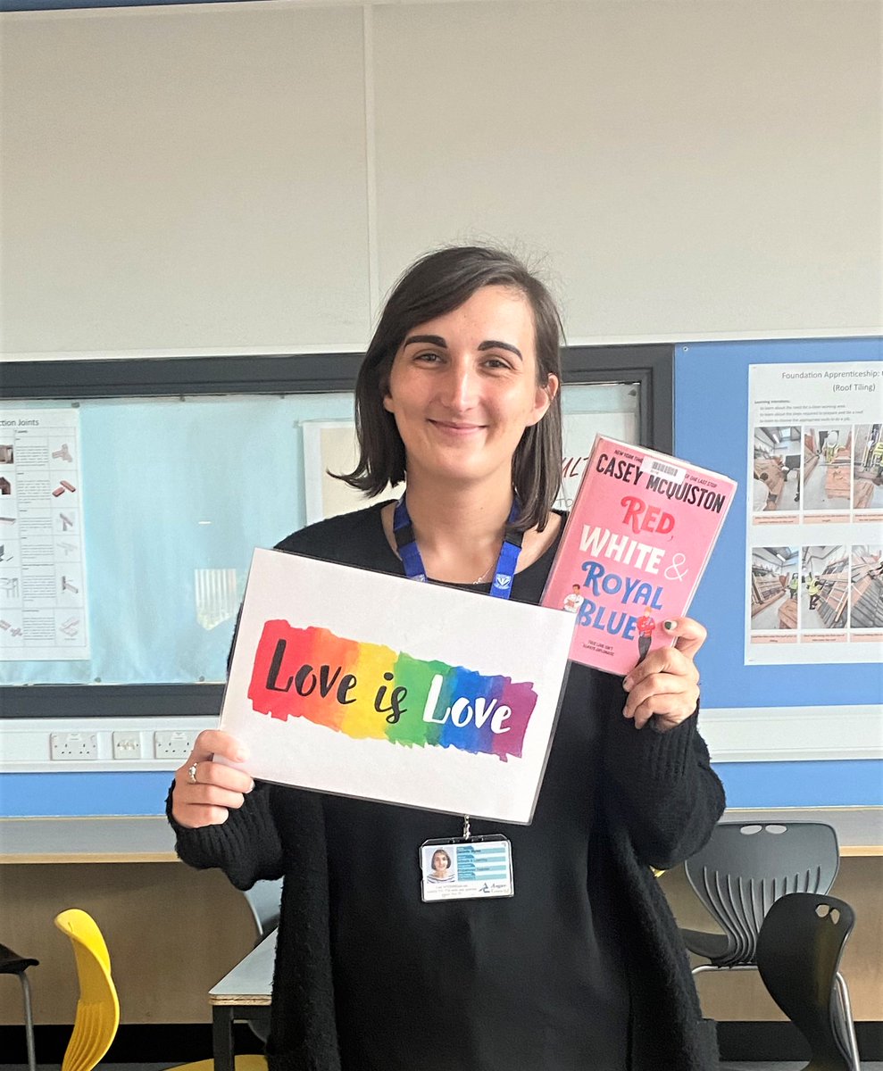 BrechinHighLib's tweet image. My epic S2 Reading Ambassadors asked BHS staff to help celebrate #PrideMonth, and #ReadWithPride! 🌈
Check out Instagram for our full musical video! #LoveIsLove
#ProudToBeBrechin