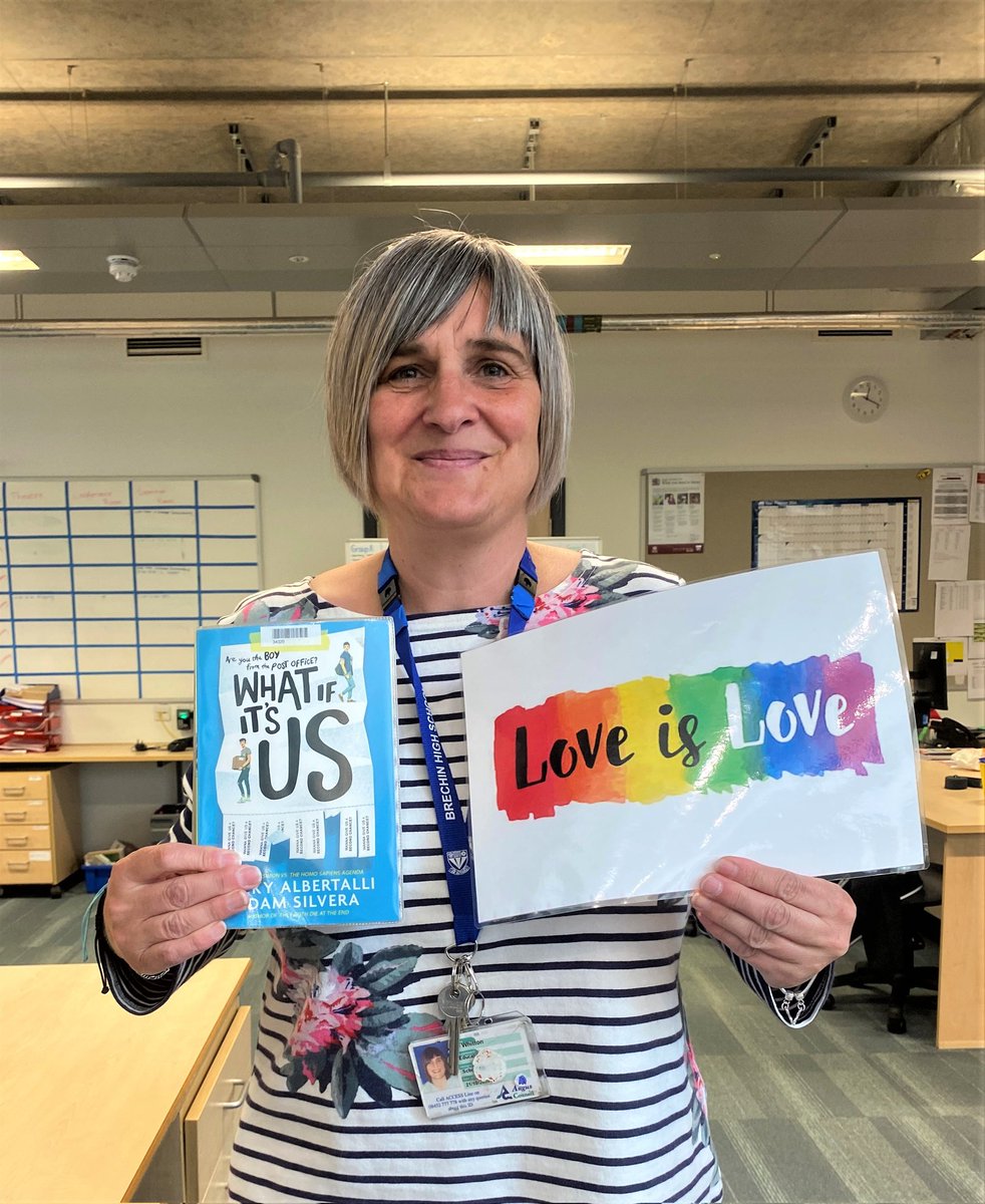 BrechinHighLib's tweet image. My epic S2 Reading Ambassadors asked BHS staff to help celebrate #PrideMonth, and #ReadWithPride! 🌈
Check out Instagram for our full musical video! #LoveIsLove
#ProudToBeBrechin
