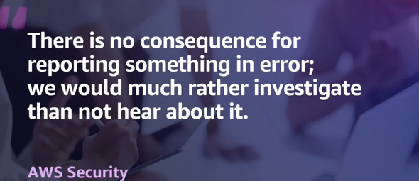 It's better to wake someone up and be wrong than not wake someone up and be wrong. If you think there is an issue, then there is an issue. A culture that all organizations should adopt to embrace #cybersecurity maturity.