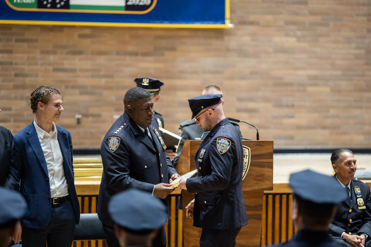 NYPD1stDep's tweet photo. Today's Centurion Awards ceremony is a reminder of the bravery and dedication of our NYPD heroes.

We honor these exceptional officers whose selfless actions saved lives and made a lasting impact within our communities. Congratulations to all the awardees. https://t.co/Q920c1jFQU