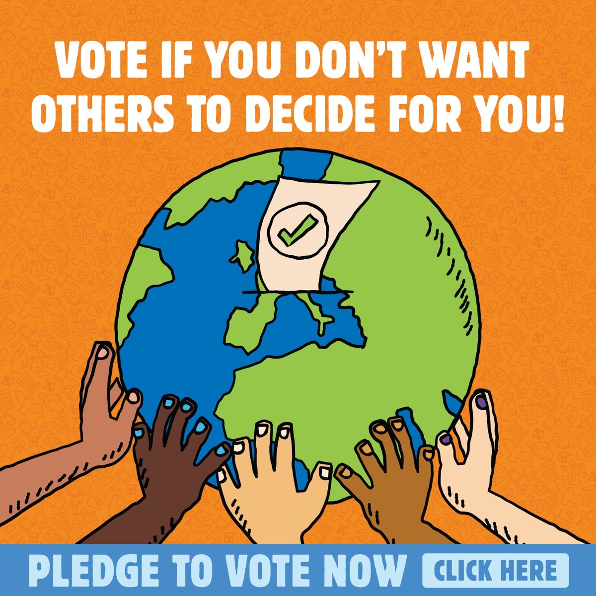 Someone's voice will be heard on 4 July - make it yours!

VOTE for the future you want to see! Pledge to vote now - benjerry.co.uk/uk-elections