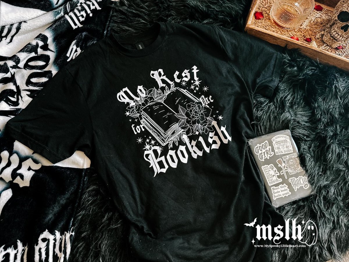 No rest for the Bookish 🖤📚
MySpookyLittleHeart.com