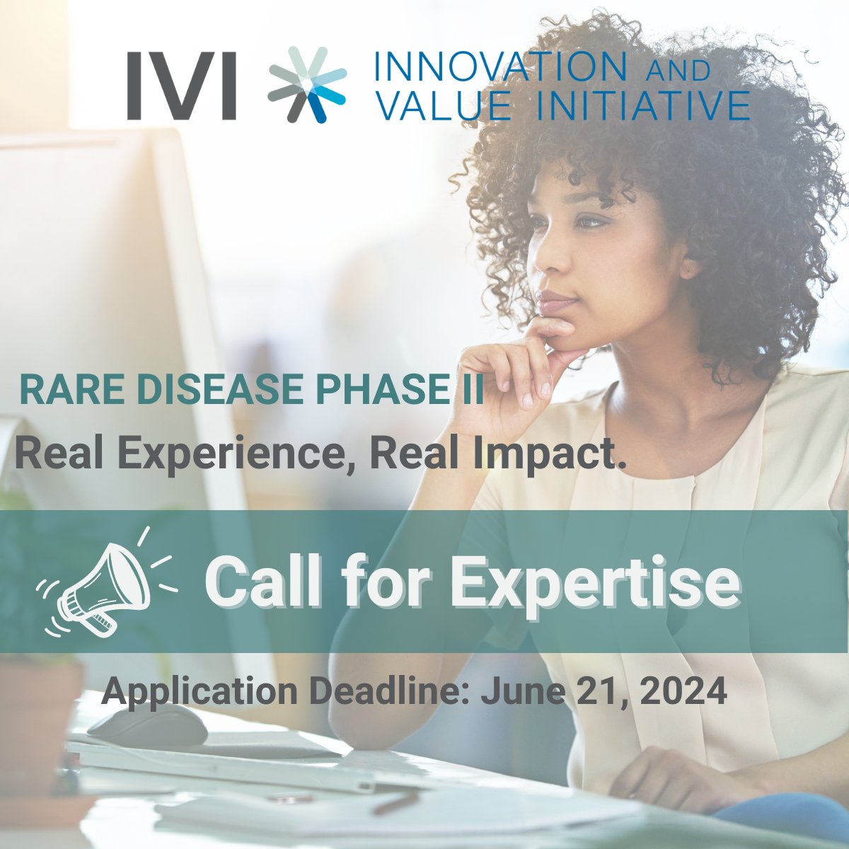 Apply from June 5 to June 21, 2024. Learn more: thevalueinitiative.org/what-we-do/def… For questions and more information, please contact IVI’s Chief Science Officer, Richard Chapman, PhD,  at rick.chapman@thevalueinitiative.org. #raredisease #patient #equity
