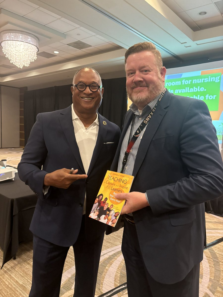 I am blessed and inspired by <a href="/stephengpeters/">Dr. Stephen Peters</a> at the Houston <a href="/Region4ESC/">Region 4 ESC</a> Inclusive Practices Conference. Thank you for the work you do for our students and staff. #R4Inclusive