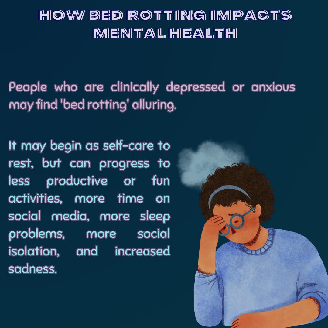 Sleepeum's tweet photo. The whole picture of Bed Rotting! 

#sleep #bedrotting #sleepcore #mentalhealthmatters #mentalhealth #sleepdisorders #sleephygiene #sleepeducation #healthylifestyle #ﬁtness #motivation https://t.co/RsDOHXBINh