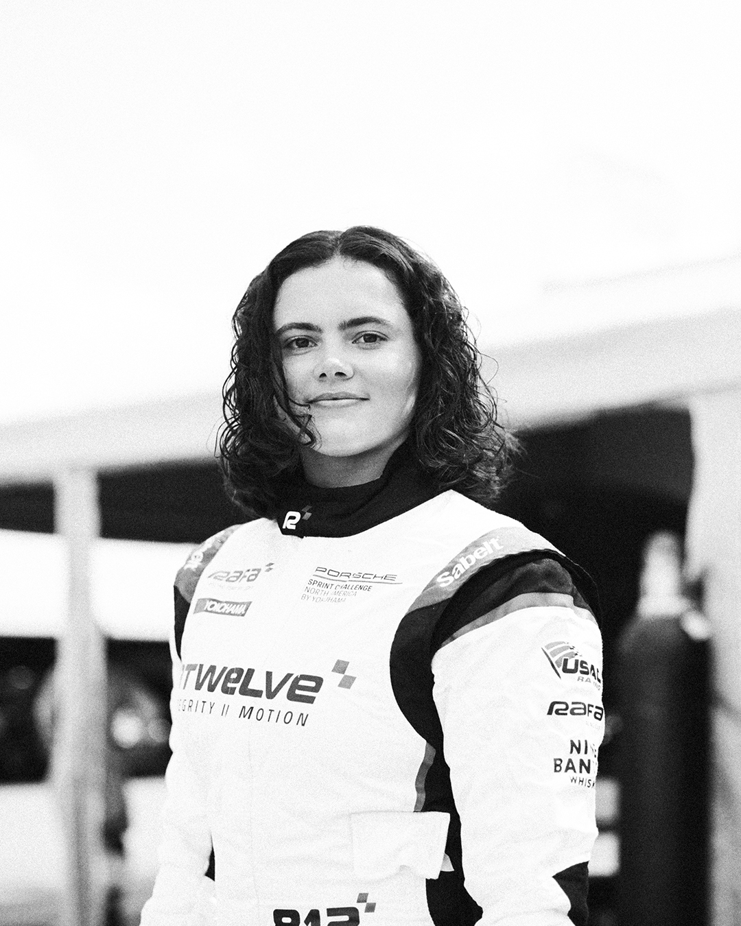 female sports car racer Caroline Candas
