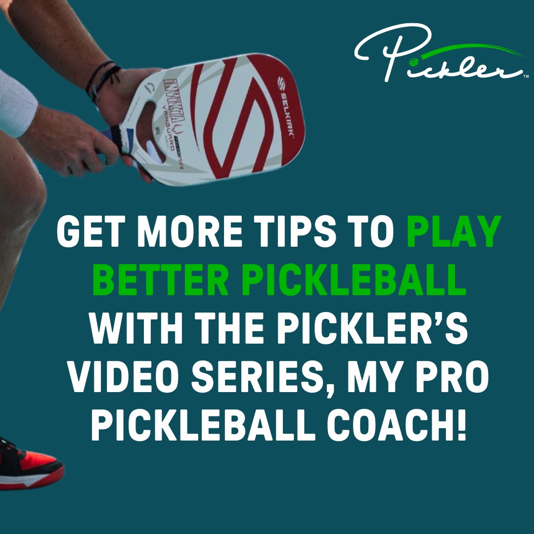Get more tips to play better pickleball with The Pickler’s video series, My Pro Pickleball Coach! thepickler.com/video-course/ #pickleball #pickler #pickleballtips #pickleballplayers