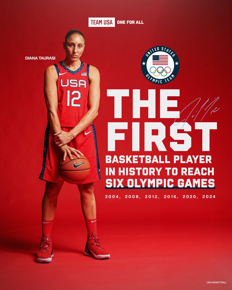 TeamUSA's tweet photo. Legend of the game 🐐

@DianaTaurasi’s Olympic run is unmatched.

#ParisOlympics https://t.co/DLPFzYnIgR