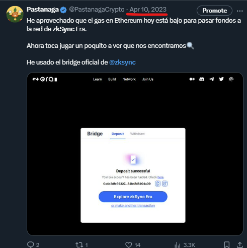 PastanagaCrypto's tweet photo. Le he dedicado 15 minutos a leer posts relacionados con el tema por Twitter y veo a bastante gente diciendo que me he burlado de los usuarios que no han calificado.

Vamos a ver...

1⃣ Hago una publicación con mi visión de como zkSync podría gestionar los criterios de su Airdrop teniendo 6M de wallets en su red para intentar ayudar a la gente.

2⃣ Recibo insultos y faltas de respeto de muchísima gente después de intentar ayudarles con buena intención.

3⃣ Me olvido del tema por salud mental y asumo que la gente prefiere no evolucionar/adaptarse a posibles nuevos escenarios.

4⃣ Llega el Airdrop de $ZK y finalmente el tiempo me dio la razón, lo que dije estuvo muy acertado y se ha cumplido.

5⃣ Hago un post para defenderme y demostrar que no estuve diciendo tonterías, que lo decía porque de verdad creía eso y tenía sentido.

6⃣ Muestro mi allocation de 100K tokens en una wallet ya que es el resultado de todo mi trabajo durante muchísimo tiempo.

¿En qué momento falto al respeto a la gente? 

Estoy defendiendo mi reputación con resultados reales mientras pongo en su sitio a la gente que me insultó (si no me insultaste no te deberías dar por aludido).

Podéis pagar vuestra frustración conmigo, pero eso no os hará calificar al Airdrop, vuestra situación no cambiará.

Podéis seguir llorando o aprender de la situación para hacerlo mejor para la próxima, vuestros resultados dependen únicamente de vosotros.

Yo no califiqué a $ARB porque "pensaba que era demasiado tarde" y resulta que aún me quedaban 6 meses para farmear antes del Snapshot.

¿Me puse a llorar? 

No, deje de pensar que "es demasiado tarde" y me puse a farmear todos los Airdrops que veía buenos por mucho que pareciera tarde.

El mundo no nos debe nada, si siempre culpamos a los demás de nuestros fracasos nunca mejoraremos en nada.

Lo que ocurrió ese día estuvo muy feo y tengo todo el derecho de mundo a defenderme con pruebas y resultados.

A quien le moleste ya sabe donde está la puerta🚪