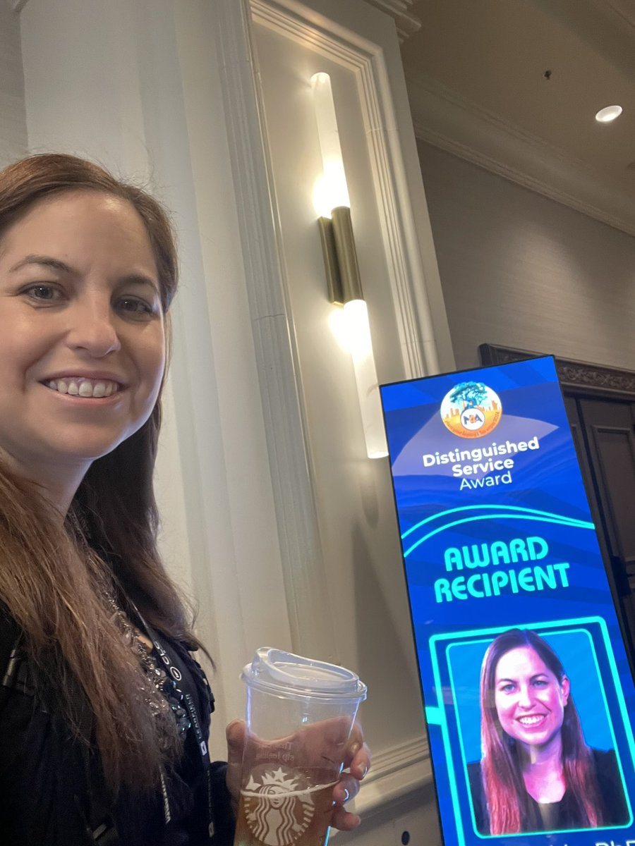 …that time I came up an escalator and saw myself on a sign! Thank you <a href="/nfoura/">N4A</a> <a href="/NACDA/">NACDA</a> #N4A2024