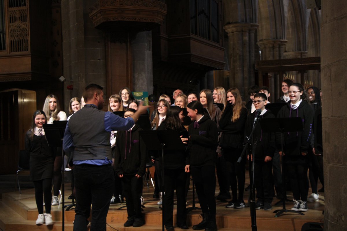 Fantastic lunchtime concert at the Kirk! Well done to all involved! <a href="/BerthaParkHigh/">Bertha Park High School</a>